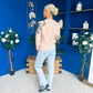 Jan Detailed Knit Jumper Blush