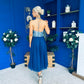 Maxine Tulle Midi Skirt Navy