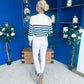 Molly Button Detail Knit Jumper Cream