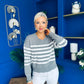 Molly Button Detail Knit Jumper Grey