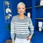 Molly Button Detail Knit Jumper Grey