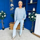 Paula Soft Knit Jumper Blue