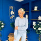 Paula Soft Knit Jumper Blue