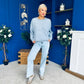 Paula Soft Knit Jumper Blue