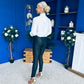 Shea Detailed Blouse White
