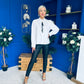 Shea Detailed Blouse White