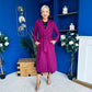 Angela Detailed Trench Coat Plum