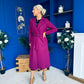 Angela Detailed Trench Coat Plum