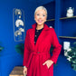 Angela Detailed Trench Coat Wine