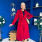 Angela Detailed Trench Coat Wine