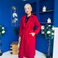 Angela Detailed Trench Coat Wine