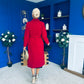 Angela Detailed Trench Coat Wine