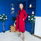 Angela Detailed Trench Coat Wine