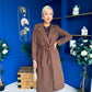 Angela Detailed Trench Coat Coco