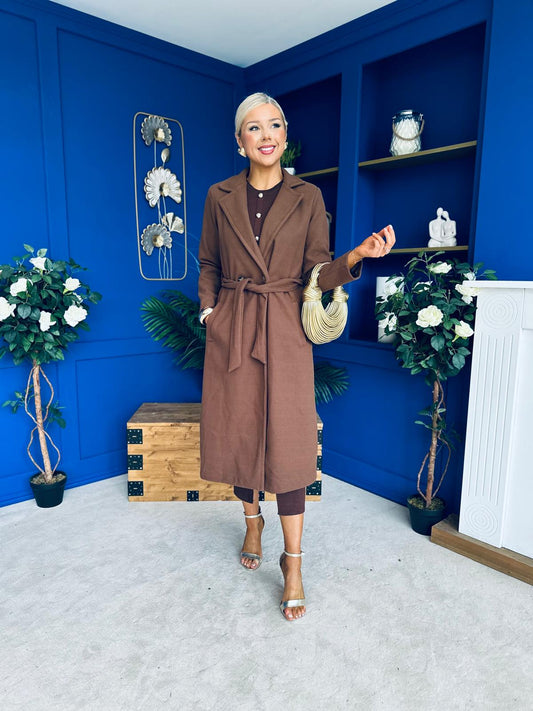 Angela Detailed Trench Coat Coco