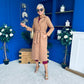 Angela Detailed Trench Coat Camel