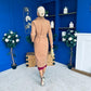 Angela Detailed Trench Coat Camel