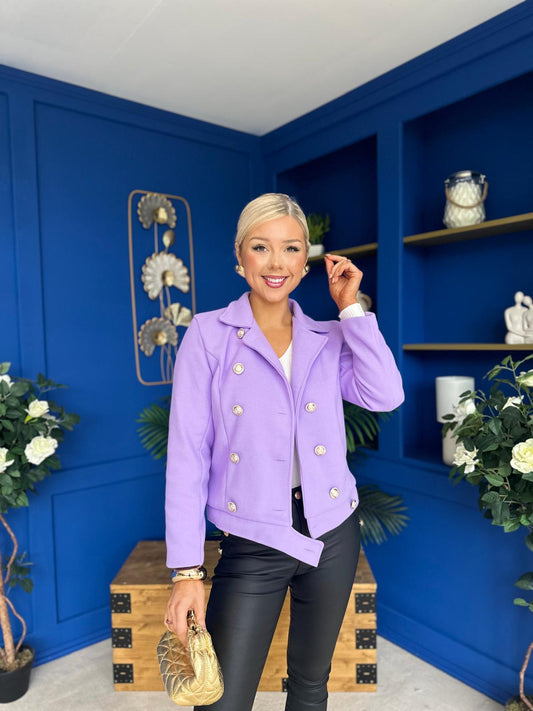 Jackson Detailed Jacket Lilac