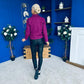 Jackson Detailed Jacket Plum