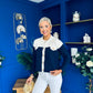 Michelle Detailed Cardi Navy
