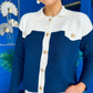 Michelle Detailed Cardi Navy