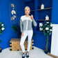Michelle Detailed Cardi Grey