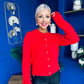 Eila Detailed Cardi Red