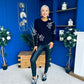 Sam Detailed Knit Jumper Black