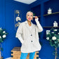 Collette Detailed Coat Beige