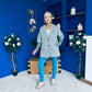 Collette Detailed Coat Grey