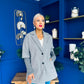 Collette Detailed Coat Grey