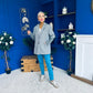 Collette Detailed Coat Grey