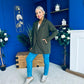 Collette Detailed Coat Khaki