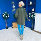 Collette Detailed Coat Khaki