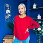 Henri Ribbon Detail Jumper Red