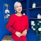 Henri Ribbon Detail Jumper Red