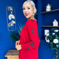 Henri Ribbon Detail Jumper Red
