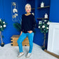 Henri Ribbon Detail Jumper Black