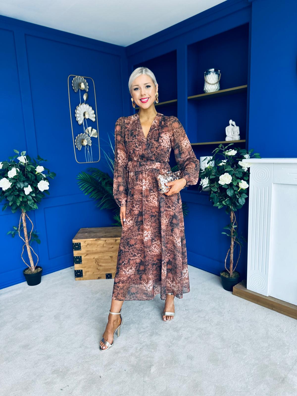 Cally Banded Midi Dress Coco