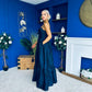 Jacinta Detailed Occasion Dress Navy