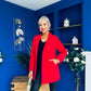Miriam Double Breasted Jacket Red