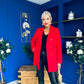 Miriam Double Breasted Jacket Red