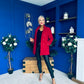 Miriam Double Breasted Jacket Wine