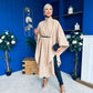 Phoebe Belted Longline Cape Beige Pre Order 18 Sept