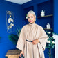 Phoebe Belted Longline Cape Beige Pre Order 18 Sept
