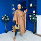Phoebe Belted Longline Cape Camel Pre Order 18 Sept