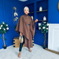 Phoebe Belted Longline Cape Coco