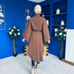 Phoebe Belted Longline Cape Coco