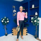 Thelma Military Style Jacket Pink