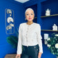 Thelma Military Style Jacket Cream
